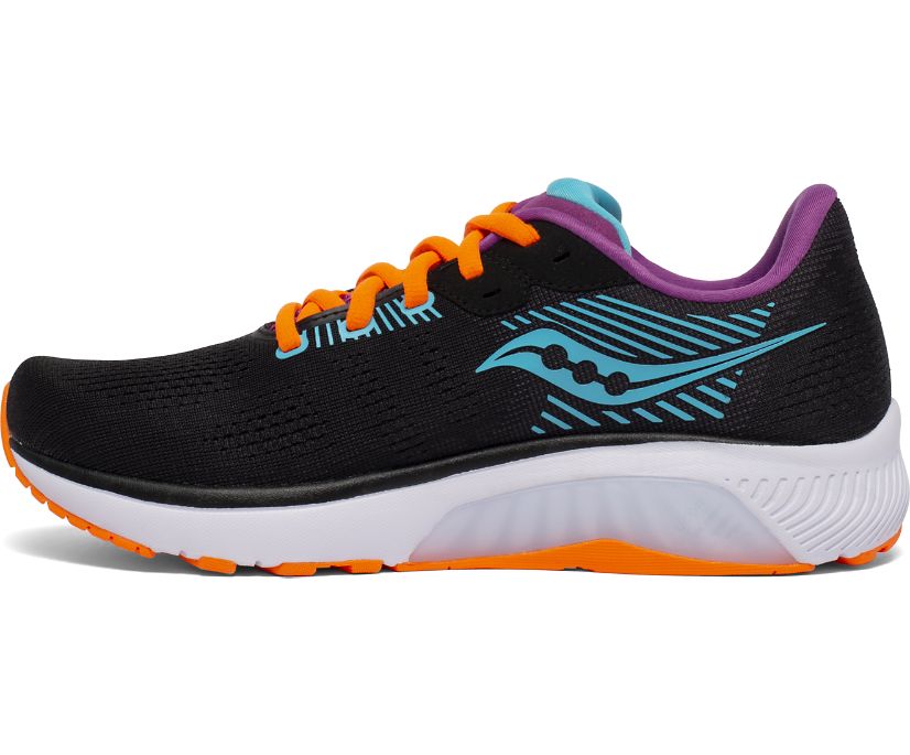 Saucony Guide 14 Women's Running Shoes Black / Orange | AU 144FDNM